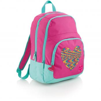 Agatha Ruiz de la Prada Mochila Corazon Lentejuelas 23 L