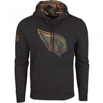 New Era NFL‑Cardinals‑Kapuze – Fleece‑Pullover für Männer, schwarz, XL
