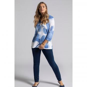 Beige Plus Size Floral Print V-Neck Lightweight Sweater, Women, Size 32/34, Viscose/Synthetic Fibers