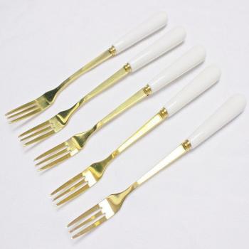 Mirror Finish Coffee Fork Dinner Set
