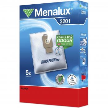 Menalux 3201 Sacchetti Per Aspirapolvere Nilfisk (B5g), Confezione da 5