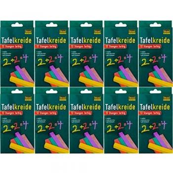 Gesso Lavagna Multicolore Idena 12 pezzi