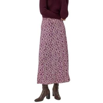 Jupe midi avec motif de feuille rouge – Roman (EU 38 / UK 10)