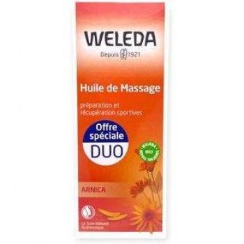 Pack Arnica Weleda Huile de Massage Récupération Sportive 2 x 100 ml