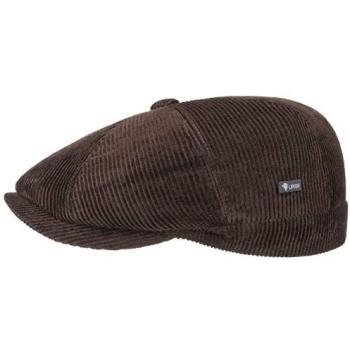 Lipid Brown Flat Cap – 8‑Panel, Unisex – L (58‑59 cm)