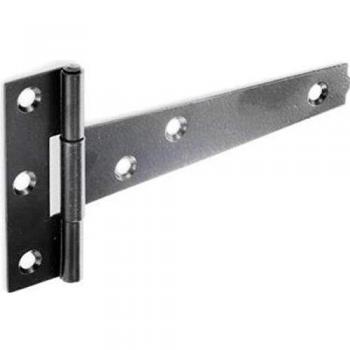 Securit Tee Hinges Light Black Pair 250mm