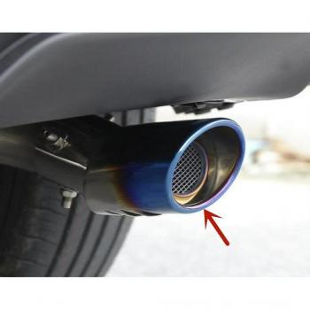 Embout de silencieux exhaust bleu, compatible Toyota C‑HR
