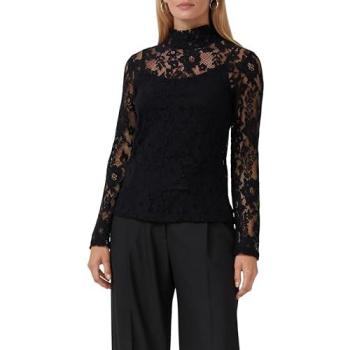 Transparente Spitzenbluse