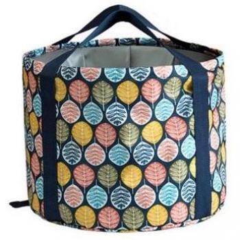 Cubo de tela Oxford para baño y masaje