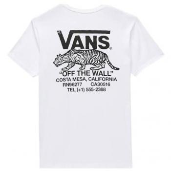 Vans Unisex T-Shirt Sneaky Weiß mit Grafikprint XL