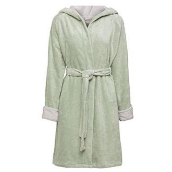 Esprit Kapuzenbademantel für Damen, grün
