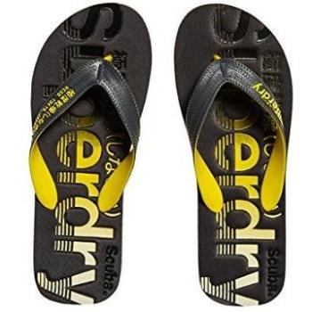 Superdry Scuba Faded Flip Flop Uomo Grigio 42/43