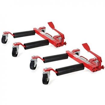 EBERTH 2X 12 Chariots de manutention pour véhicules (680 kg Charge par pièce, 630 mm Extension Max, 285 mm Hauteur de Levage Max)