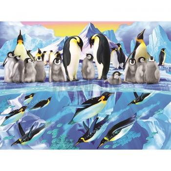 Trapano Pinguino Crystal: Dipinti Ricamati 20x30