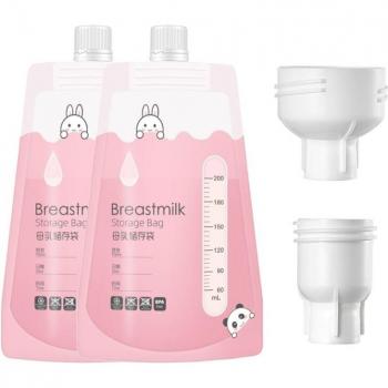 Sacs de stockage de lait maternel 200ml avec étiquettes jetables