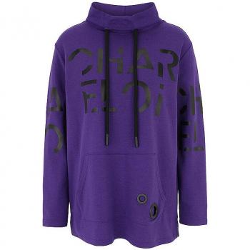 Doris Streich Lila Sweatshirt mit Motiv