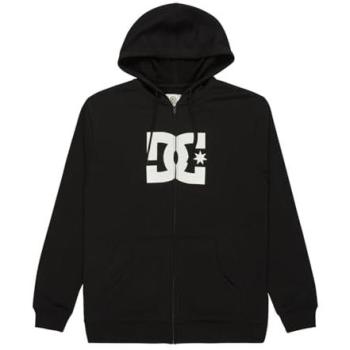 XS Men's DC Star Black Full‑Zip Hoodie