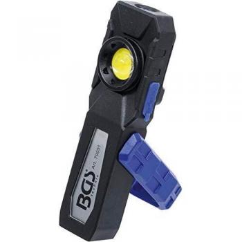 Lampe d'atelier rechargeable COB-LED BGS avec aimant