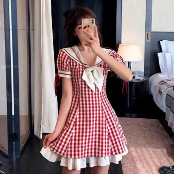 Cute Puff Sleeve Japanese Mini Lolita Dress