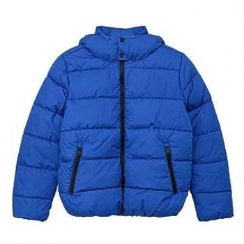 S.Oliver Kinder Steppjacke mit Fleece-Futter und Kapuze