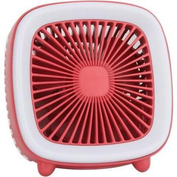 Portable USB Fan with Adjustable Speed and Night Light Feature