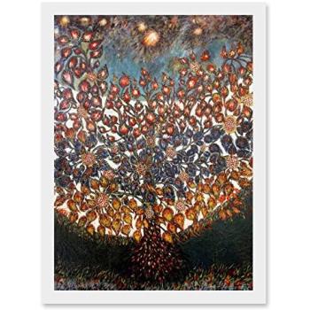 A4 Framed Tree of Life Painting – Louis Seraphine Senlis Collection