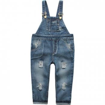 Boys and Girls Denim Overalls
