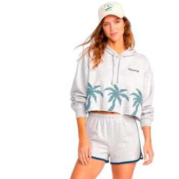 Top gris con diseño geométrico billabong