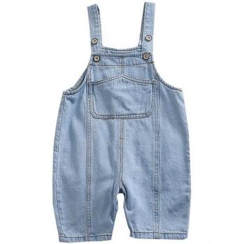 Boys and Girls Denim Overalls 3-8T