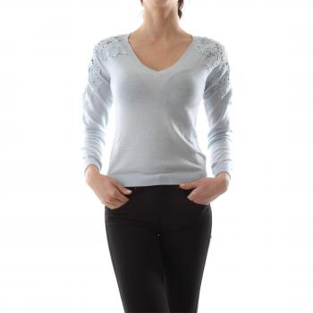 Pullover Tiffanie Guess 84G505 5454Z Blu XS Donna