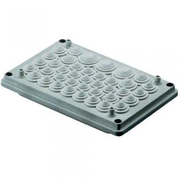 Traversée de câble grise Rittal 9665.770 avec isolation RAL 7032 1 pcs