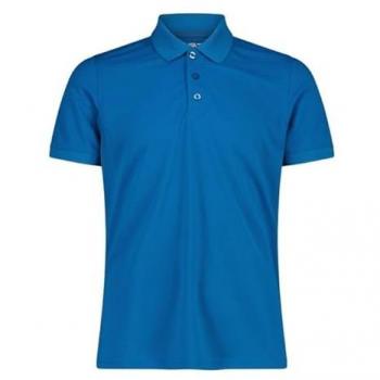 CMP Herren Polo 3T60077 in Pacific‑Farbschema