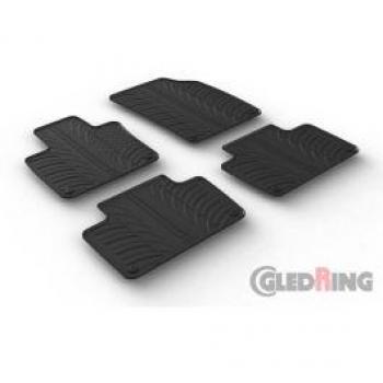 Rubbermatten T profiel voor Volvo XC90 3/2015