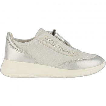 Zapatillas deportivas Geox de piel y tela gris