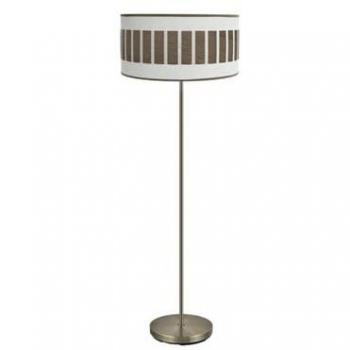 Ivanna Design Pelle Bianco + Legno scuro 163x40x40 cm