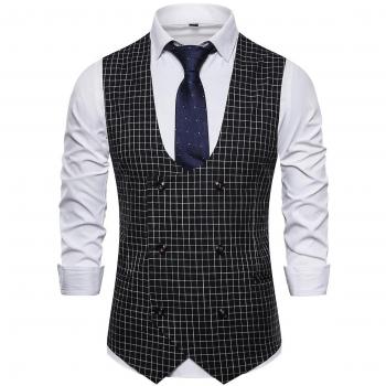 Chaleco Formal Allthemen para Hombre con Cuello en U