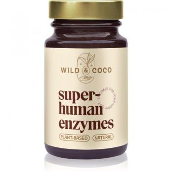 WILD & COCO Superhuman Enzymes 30‑Kapsel Packung – Verdauung