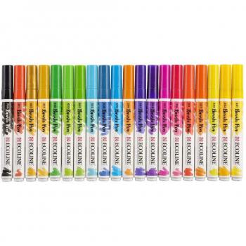 Ecoline 20-Color Brush Pen Set