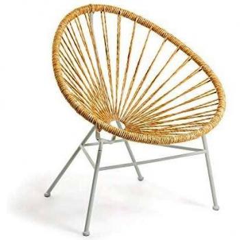Fauteuil Samantha en bois naturel Kave Home