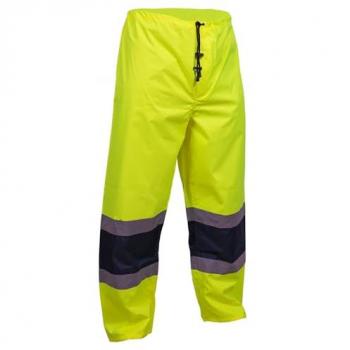 Pantalon de protection pluie Bellatrix L, polyester 100 %, fermeture zippée, ajustement à la hanche