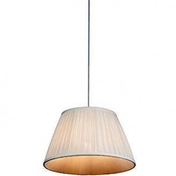 Lampe suspendue E27 crème