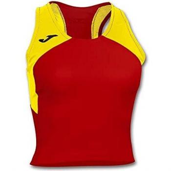 Camiseta Joma Record II Mujer Rojo-Amarillo S/M