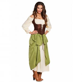 Boland Village Wench – Tenue Féminine Verte