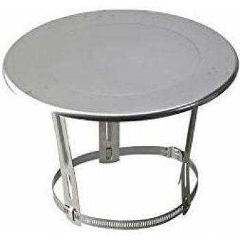 Chapeau plat en acier inoxydable
