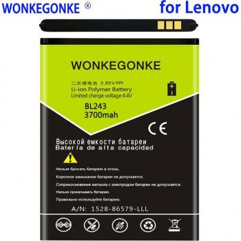 Batería WONKEGONKE 3700mah BL243 para Lenovo A5500