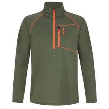 Protest Kody Long Sleeve Half Zip Shirt Thyme 2XL Men