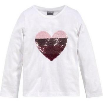 KIDSWORLD Funkelndes Wendeshirt mit Herz