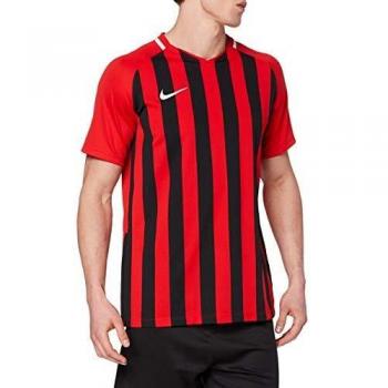 Nike Men's Striped Division III Sports Jersey – Red/Black/White – 2XL