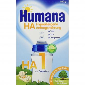 Humana HA 1 Hypoallergene Erstmahlzeit – 500 g (Einzelportion)
