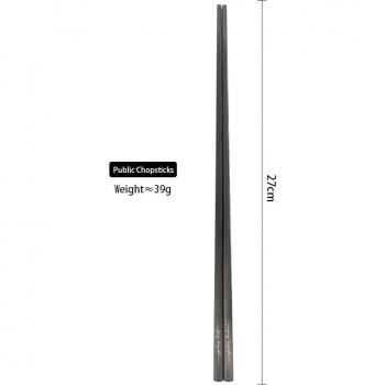 Baguettes nordiques en acier inoxydable 23.5CM